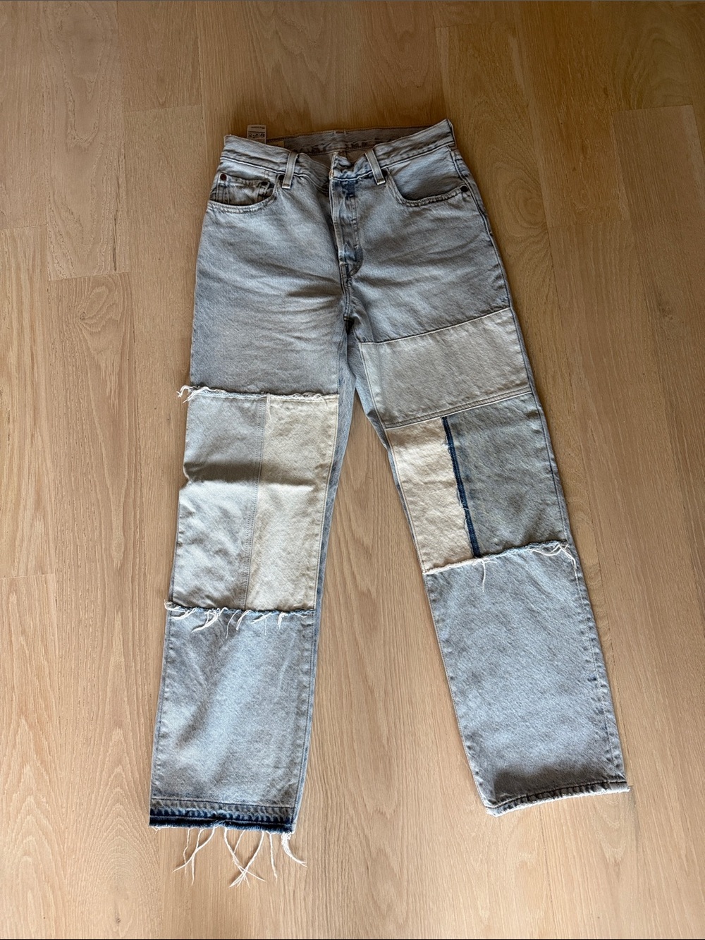 Patchwork Light blue  women’s Levi’s  Jeans